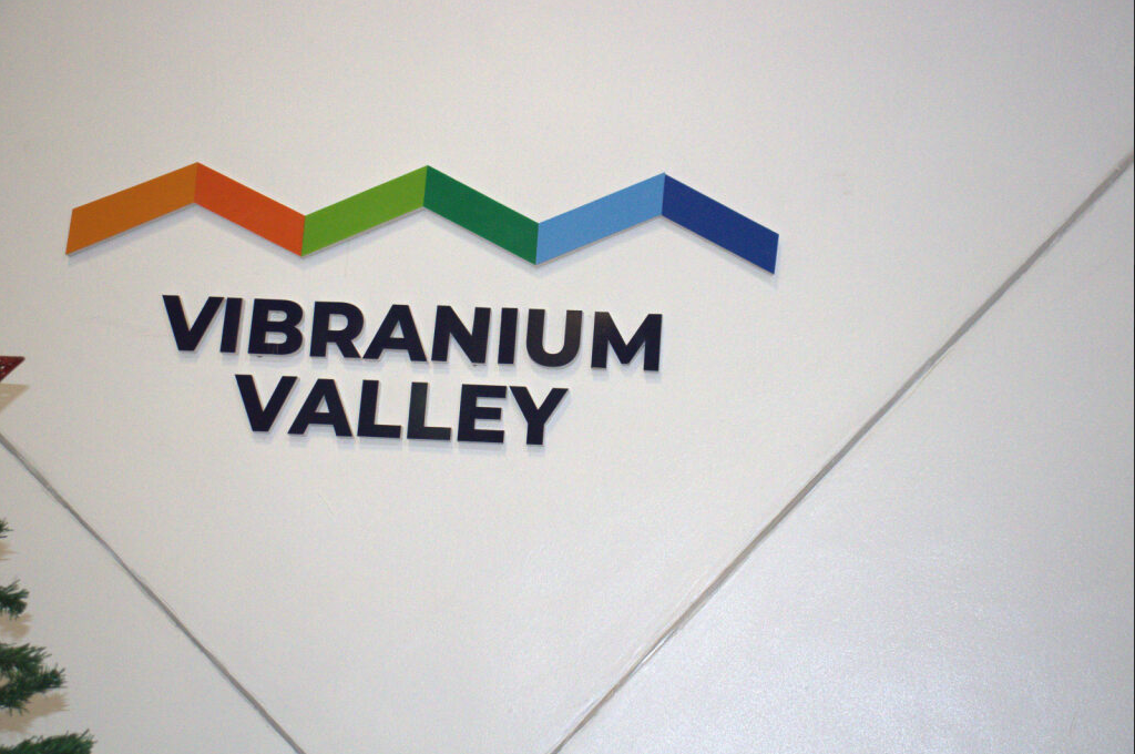 Vibranium Valley brand signage at Ikeja Lagos innovation hub