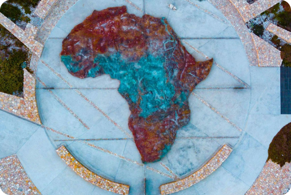 Government and development organisations Vibranium Valley Africa map