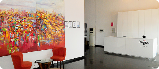 Regus premium global workspace partner at Vibranium Valley Lagos