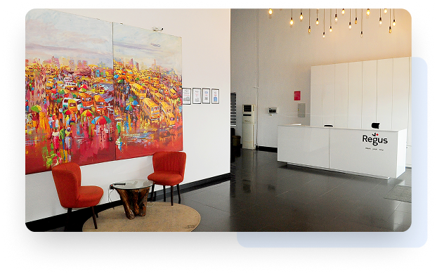 Regus premium workspace partner at Vibranium Valley Lagos